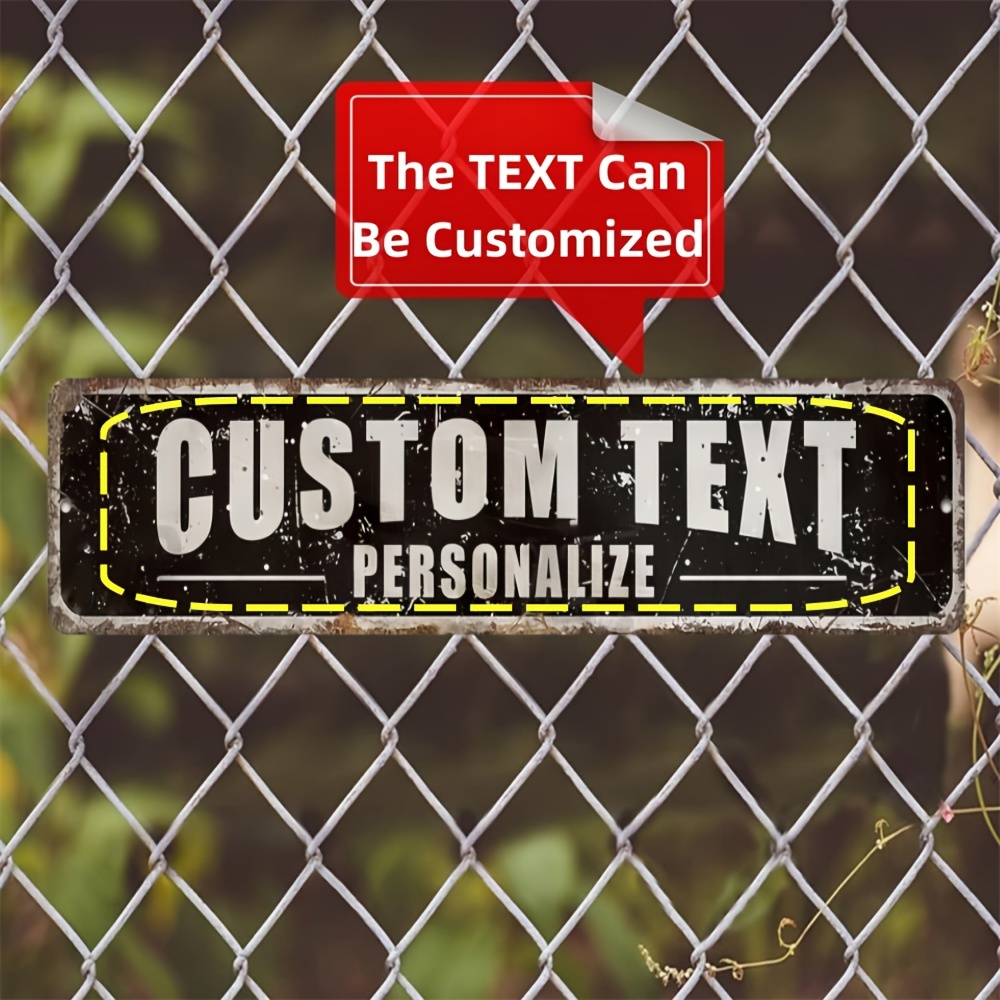 Personalized Custom Road Metal - Outdoor Furniture Metal review and price